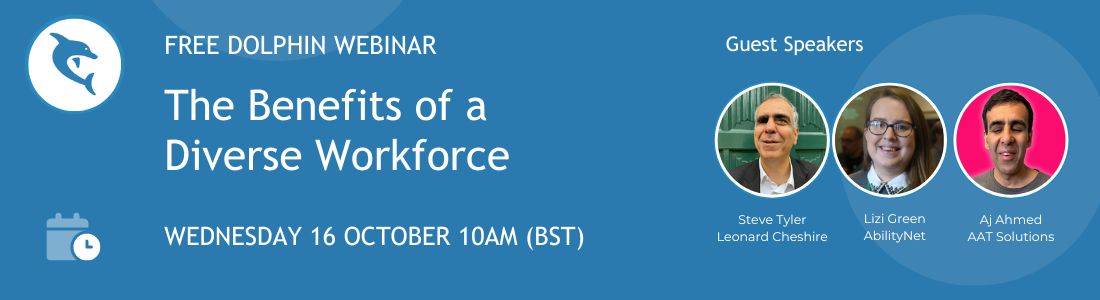 Join the Webinar 'Benefits of a Diverse Workforce' at 10am (BST) Weds 16 October